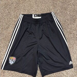 Adidas Men's FBU (Football University) black training shorts large